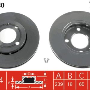 Disc frana TRW DF2780 – VW | AutoRival