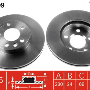 Disc frana TRW DF2809 – VW | AutoRival