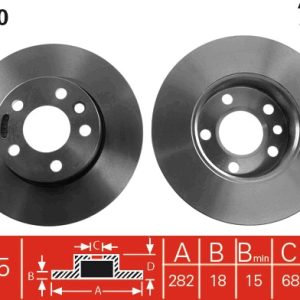 Disc frana TRW DF2810 – VW | AutoRival