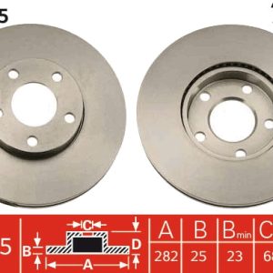 Disc frana TRW DF4045 – VW | AutoRival