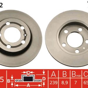 Disc frana TRW DF4052 – VW | AutoRival