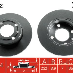 Disc frana TRW DF4062 – VW | AutoRival