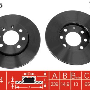 Disc frana TRW DF4205 – VW | AutoRival