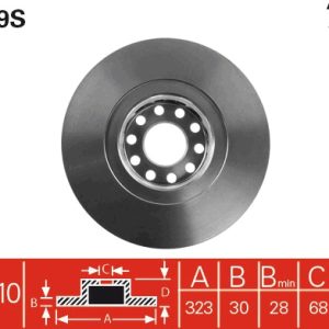 Disc frana TRW DF4209S – VW | AutoRival