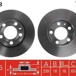 Disc frana TRW DF4253 – VW | AutoRival