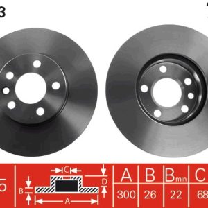 Disc frana TRW DF4323 – VW | AutoRival