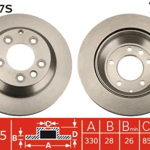 Disc frana TRW DF4487S – VW | AutoRival