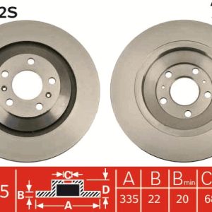 Disc frana TRW DF4902S – VW | AutoRival