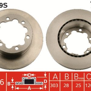 Disc frana TRW DF4919S – VW | AutoRival