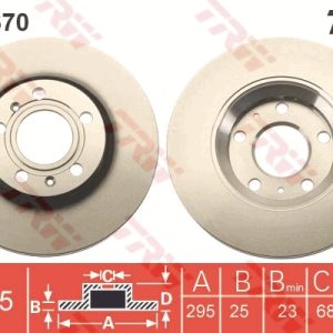 Disc frana TRW DF6670 – VW | AutoRival