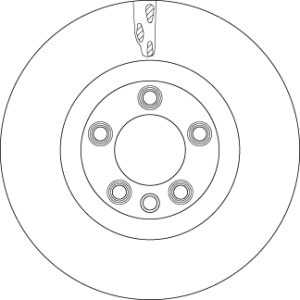 Disc frana TRW DF6772S – VW | AutoRival