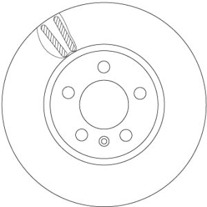 Disc frana TRW DF6964 – VW | AutoRival