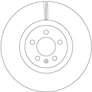 Disc frana TRW DF6983S – VW | AutoRival