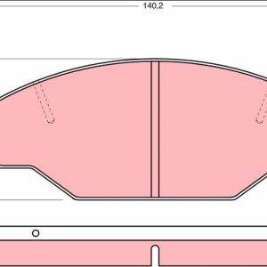 Set placute frana TRW GDB1181 – VW | AutoRival