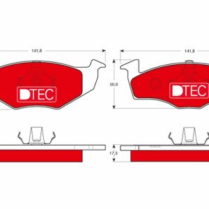 Set placute frana TRW GDB1274DTE – VW | AutoRival