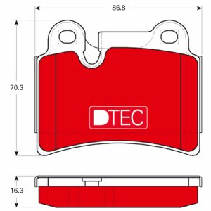 Set placute frana TRW GDB1722DTE – VW | AutoRival
