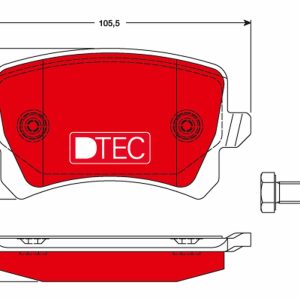 Set placute frana TRW GDB1763DTE – VW | AutoRival