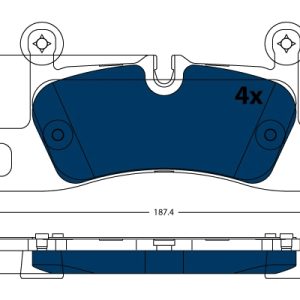 Set placute frana TRW GDB1875BTE – VW | AutoRival