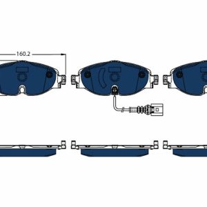 Set placute frana TRW GDB1956BTE – VW | AutoRival