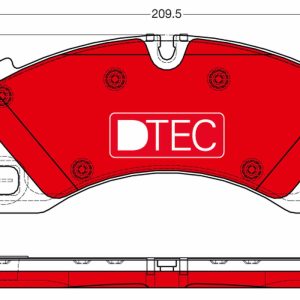 Set placute frana TRW GDB1969DTE – VW | AutoRival