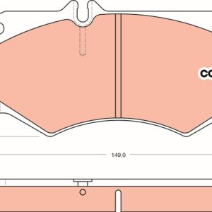 Set placute frana TRW GDB317 – VW | AutoRival