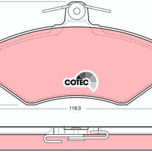 Set placute frana TRW GDB430 – VW | AutoRival