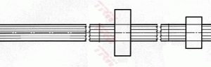 Furtun frana TRW PHD455 – VW | AutoRival