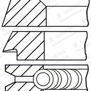 Set segmenti piston GOETZE ENGINE 08-394600-00 – VW | AutoRival