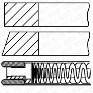 Set segmenti piston GOETZE ENGINE 08-436907-00 – VW | AutoRival