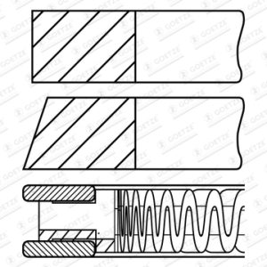 Set segmenti piston GOETZE ENGINE 08-449400-00 – VW | AutoRival