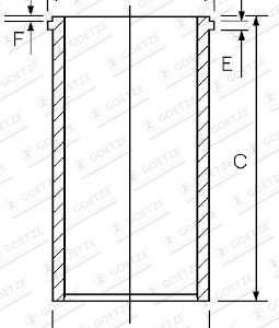 Camasa cilindru GOETZE ENGINE 14-040130-00 – VW | AutoRival