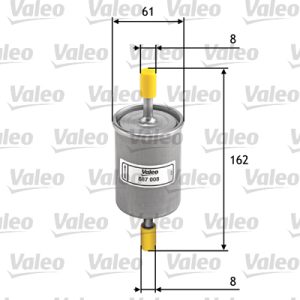 Filtru combustibil VALEO 587008 – VW | AutoRival