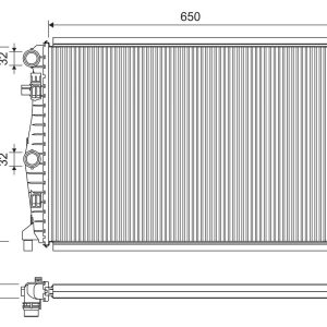 Radiator racire motor VALEO 701304 – VW | AutoRival