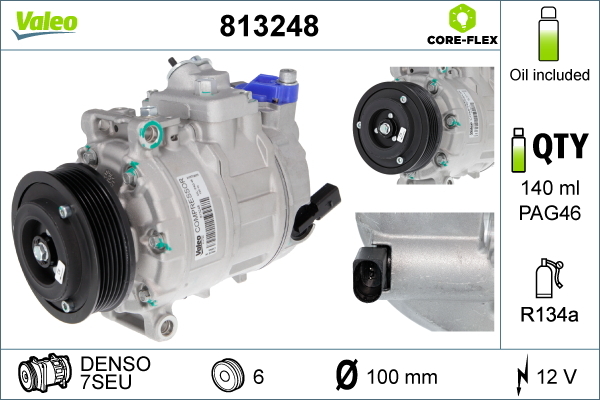 Compresor climatizare VALEO 813248 – VW | AutoRival