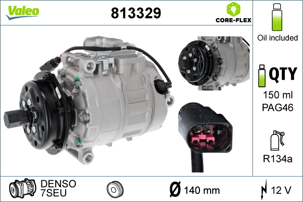 Compresor climatizare VALEO 813329 – VW | AutoRival