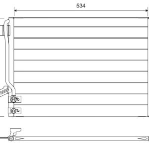Condensator climatizare VALEO 822751 – VW | AutoRival