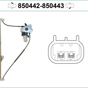 Mecanism actionare geam VALEO 850442 – VW | AutoRival