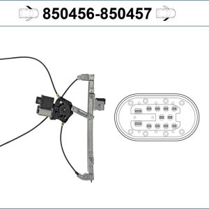 Mecanism actionare geam VALEO 850456 – VW | AutoRival