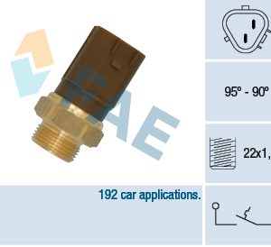 Comutator temperatura ventilator radiator FAE 36720 – VW | AutoRival
