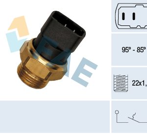 Comutator temperatura ventilator radiator FAE 37210 – VW | AutoRival