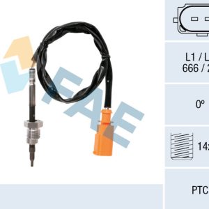 Senzor temperatura gaze evacuare FAE 68014 – VW | AutoRival