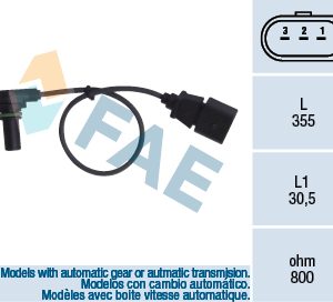 Senzor turatie cutie de viteza automata FAE 79062 – VW | AutoRival