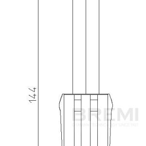 Manson cauciuc bujie BREMI 13303/2 – VW | AutoRival