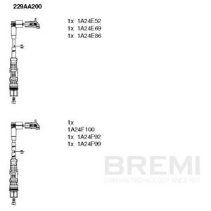 Set cablaj aprindere BREMI 229AA200 – VW | AutoRival