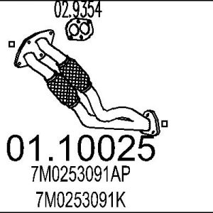Racord evacuare MTS 01.10025 – VW | AutoRival