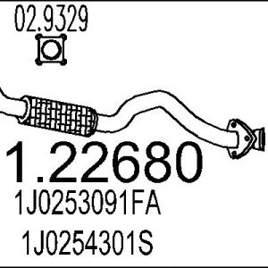 Racord evacuare MTS 01.22680 – VW | AutoRival
