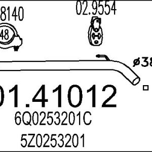 Racord evacuare MTS 01.41012 – VW | AutoRival