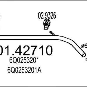 Racord evacuare MTS 01.42710 – VW | AutoRival