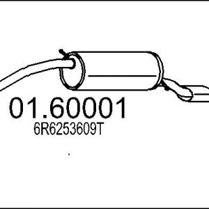 Toba esapament finala MTS 01.60001 – VW | AutoRival