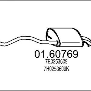 Toba esapament finala MTS 01.60769 – VW | AutoRival